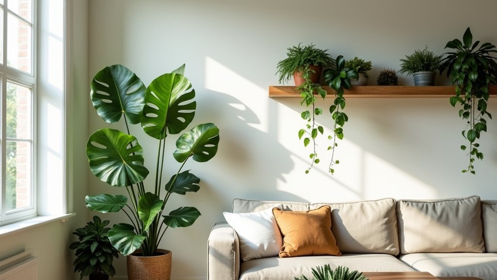 add greenery for textured accents
