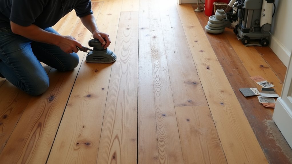 assess floorboard condition carefully when restoring original floorboards