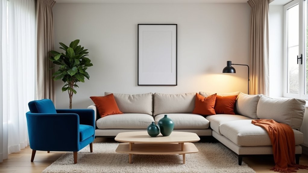 balance bold accents thoughtfully