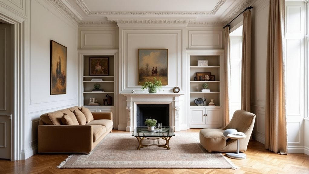 How to Mix Contemporary Furniture With Classic Interior Details