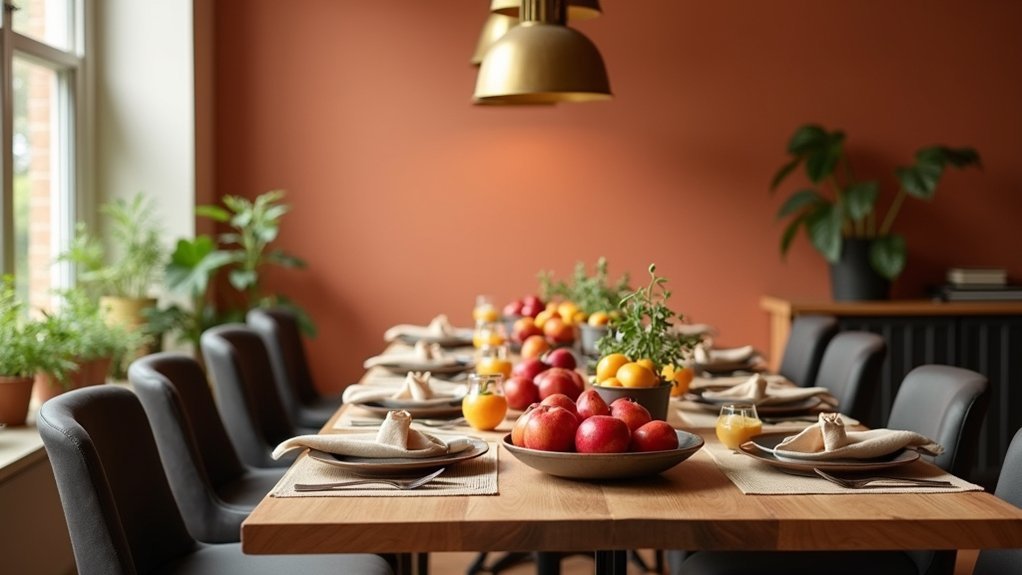 color influences appetite and ambiance