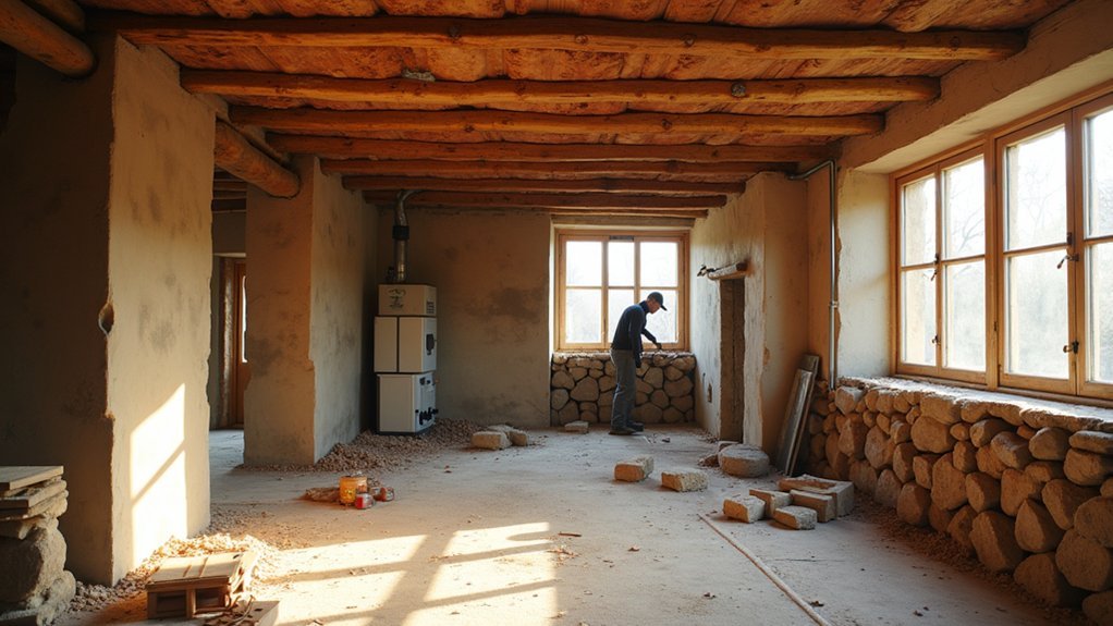 Refurbishing a Cottage With Updated Heating and Insulation