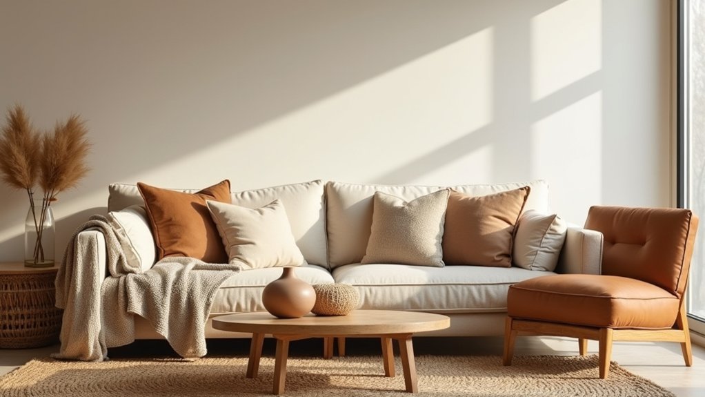 curated warm neutral palette