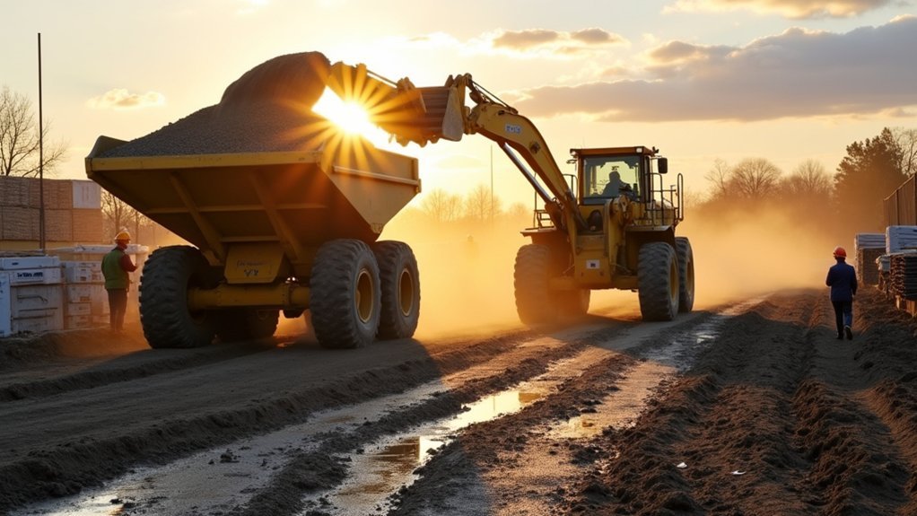 How Dumpers and Loaders Improve Productivity on Busy Building Sites