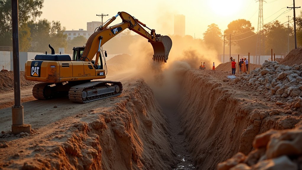 excavators tasks optimize groundworks