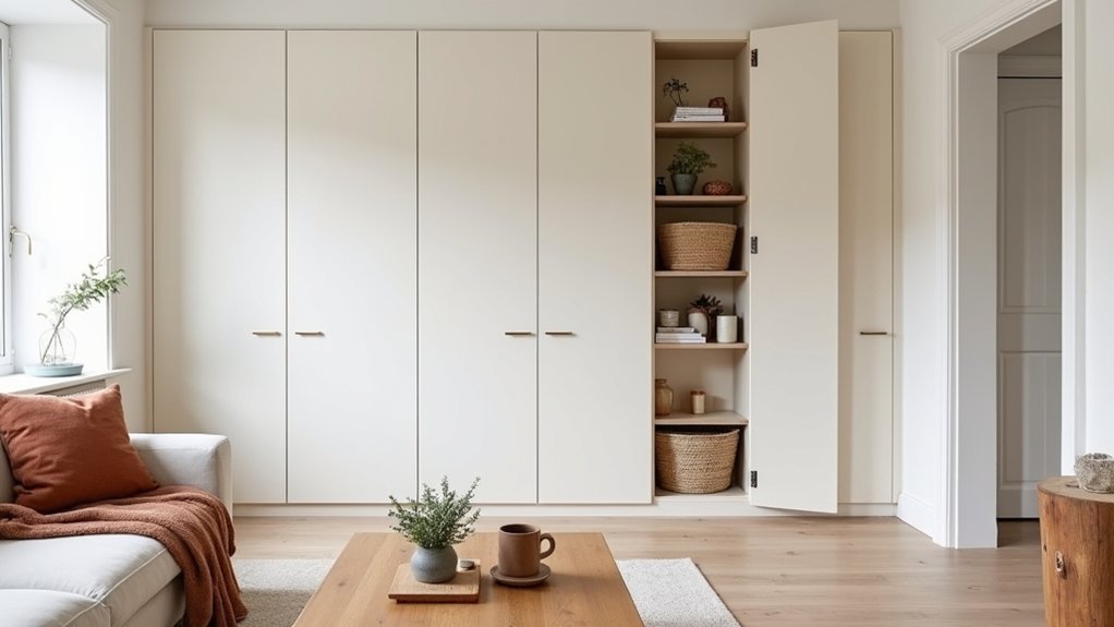 hidden minimalist storage solutions