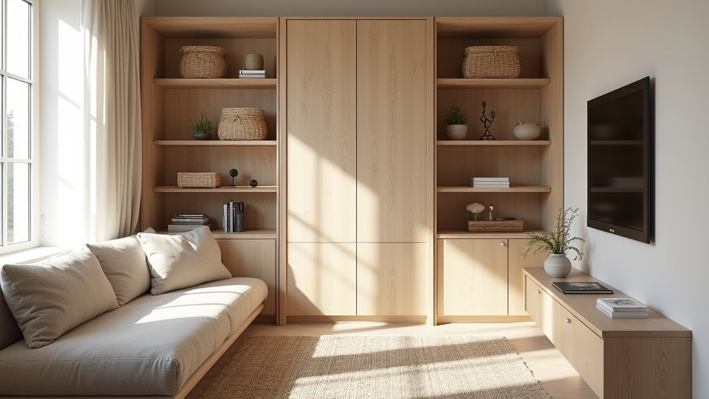 hide clutter maximize space