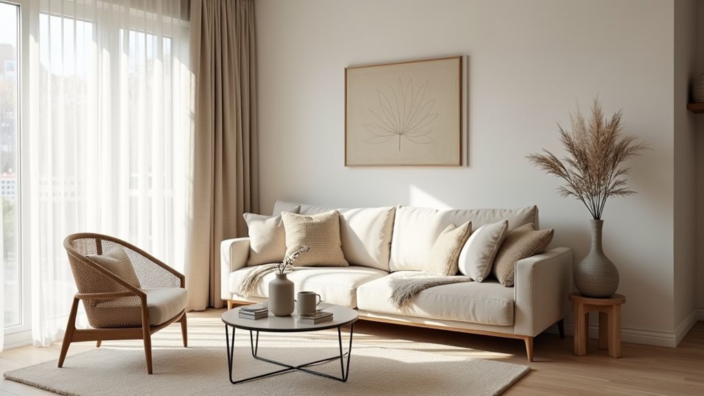 light layered textural contrast