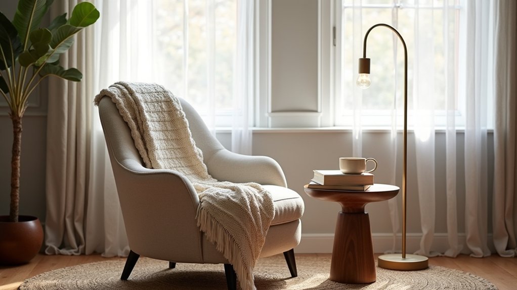 How to Style a Reading Corner With Lighting, Seating and Texture