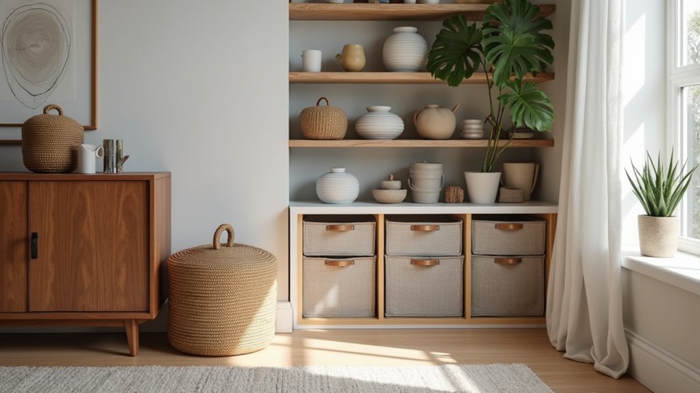 maintain organized decorative storage