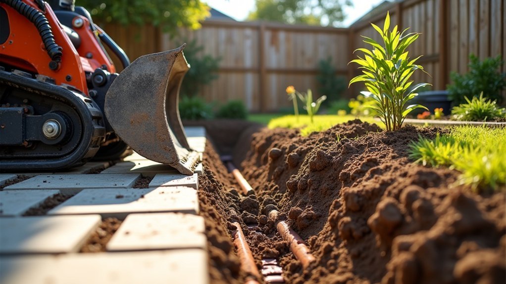 mini digger home tasks