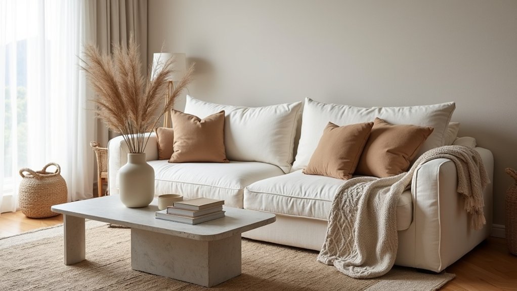 How to Style a Living Room With Soft Neutrals and Layered Textures