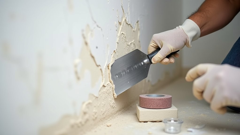 repairing and smoothing walls