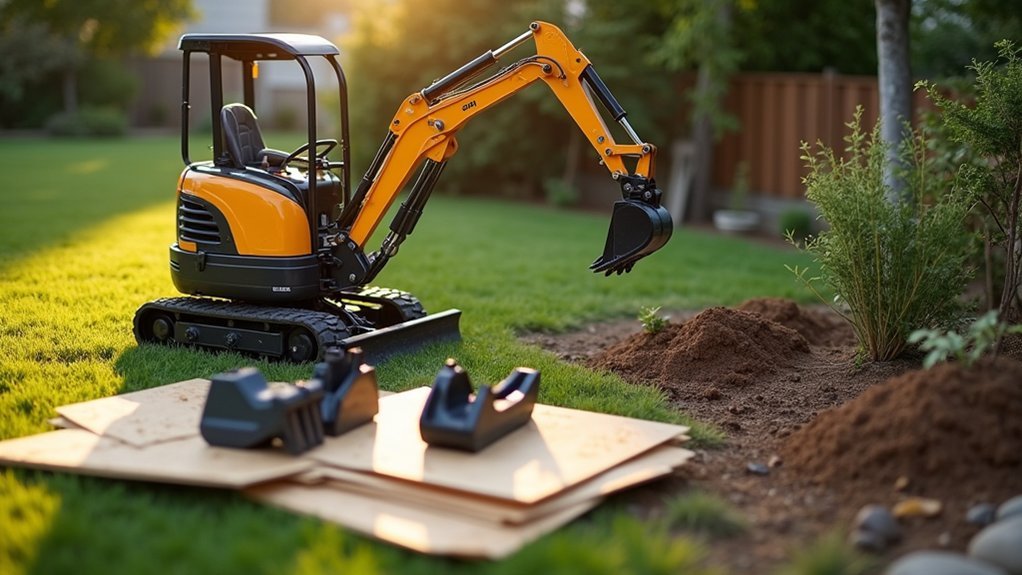 selecting appropriate mini digger attachments