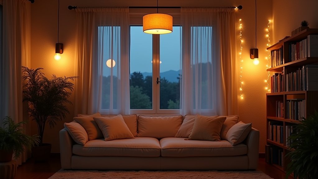 set mood with smart lighting