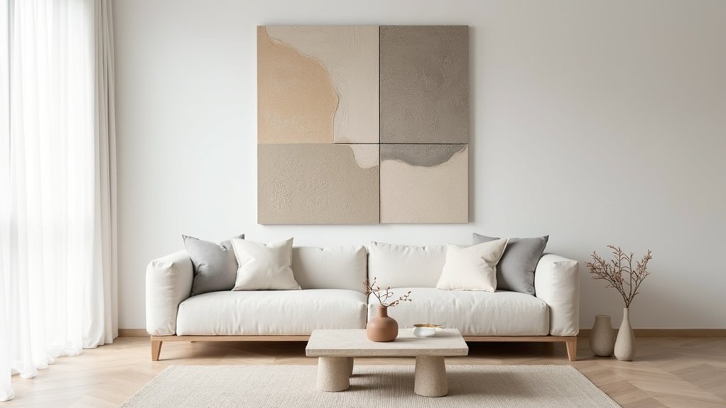 texture enhances minimalist spaces