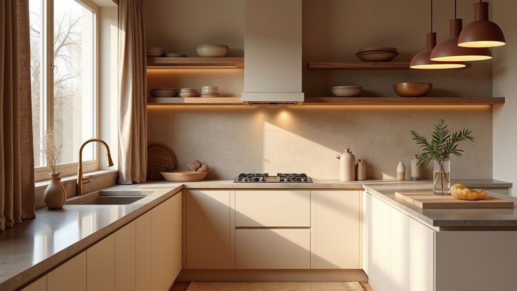 warm sustainable kitchen palette